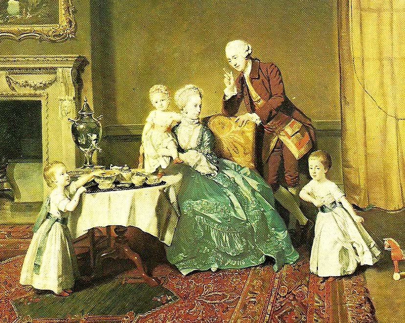 lord willoughby and his family, c.